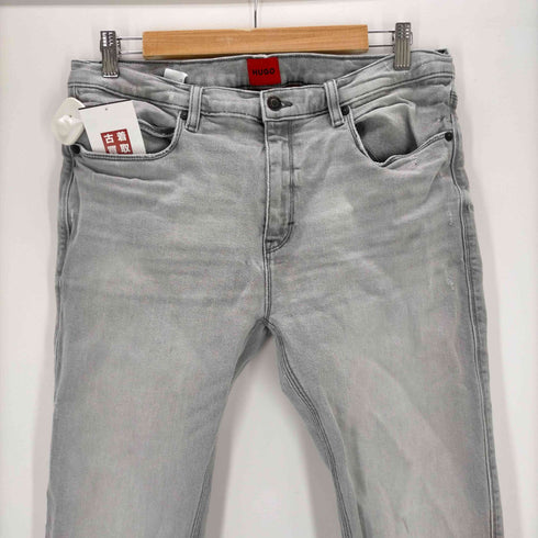 ヒューゴボス HUGO BOSS スリムフィットジーンズ ライトグレーデニム メンズ 33x32