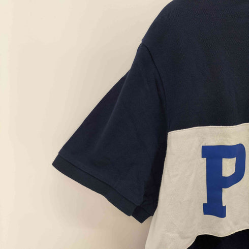 ポロラルフローレン POLO RALPH LAUREN CUSTOM SLIM FIT S/S フロントロゴプリントポロシャツ メンズ import:XL