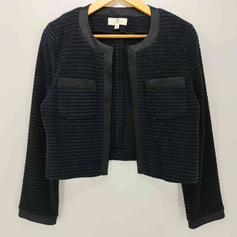 クレージュ courreges ノーカラー ツイードジャケット スカートセットアップ レディース 9AR