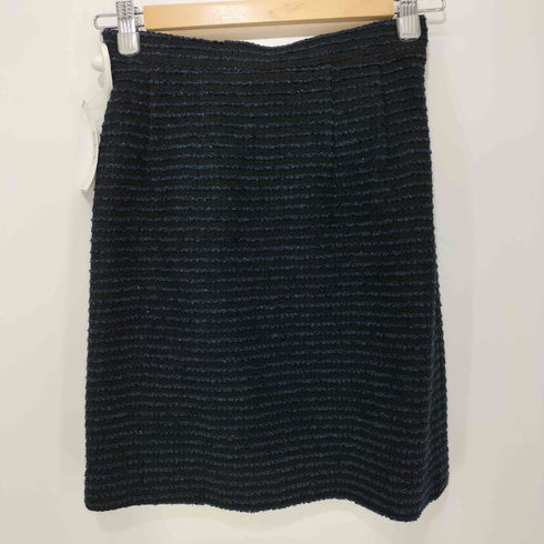 クレージュ courreges ノーカラー ツイードジャケット スカートセットアップ レディース 9AR