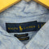 ラルフローレン RALPH LAUREN CLASSIC FIT ポニー刺繍 リネン S/S シャツ メンズ import:L
