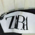 ザラ ZARA パターン切替 リボン ニット ブラウス レディース import:M