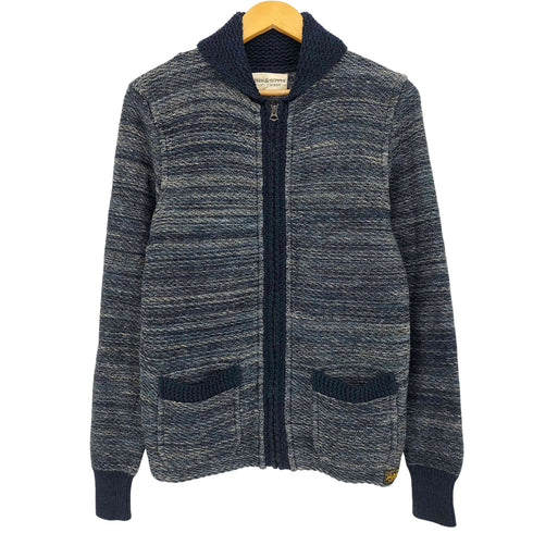 デニムアンドサプライ ラルフローレン DENIM & SUPPLY RALPH LAUREN ジップアップ コットンニット ショールカラーカーディガン メンズ import:S