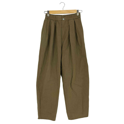 スティーブンアラン Steven Alan COTTON CHAMBRAY TUCK TAPERED PANTS コットン シャンブレー タック テーパードパンツ レディース JPN:M
