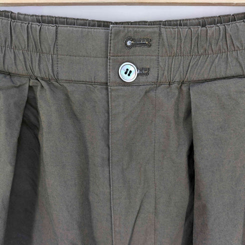 スティーブンアラン Steven Alan COTTON CHAMBRAY TUCK TAPERED PANTS コットン シャンブレー タック テーパードパンツ レディース JPN:M
