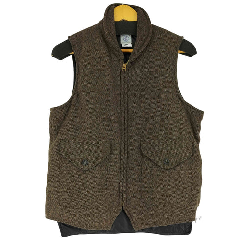 ポストオーバーオールズ POST OVERALLS Navy-Cruz Vest ツイードベスト メンズ JPN:S