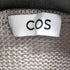 コス COS メッシュ切替S/Sニットカーディガン レディース