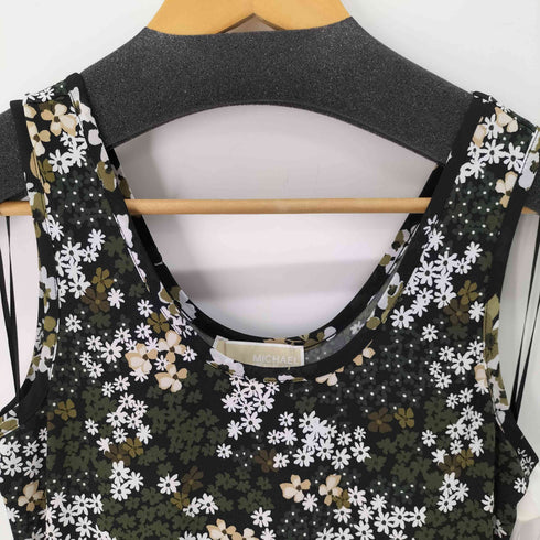 マイケルマイケルコース Michael Michael Kors 花柄 フリル切替ノースリーブワンピース レディース import:XS