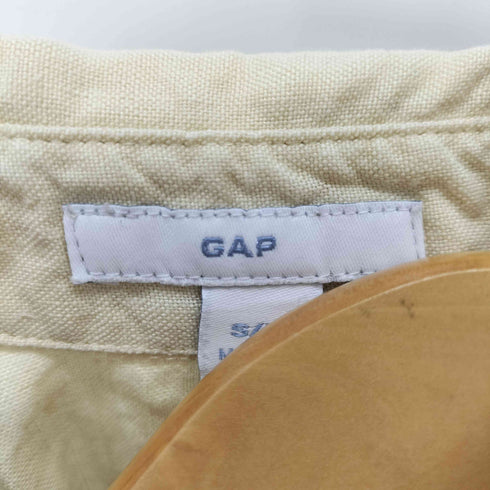 ギャップ Gap 00S リネンシャツベスト レディース import:S