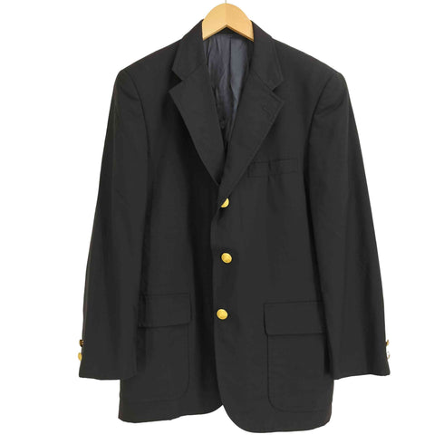 ケントイントラディション Kent IN TRADITION 背抜き 金ボタン 紺ブレ ブレザー 3B ウール テーラード ジャケット メンズ AB5