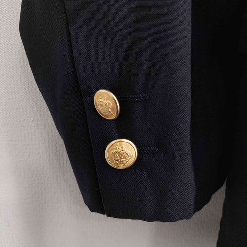 ケントイントラディション Kent IN TRADITION 背抜き 金ボタン 紺ブレ ブレザー 3B ウール テーラード ジャケット メンズ AB5