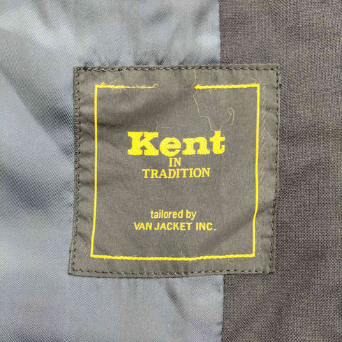 ケントイントラディション Kent IN TRADITION 背抜き 金ボタン 紺ブレ ブレザー 3B ウール テーラード ジャケット メンズ AB5