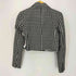 ザラ ZARA チェック ツイードショートジャケット レディース import:XS