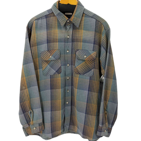 ファイブブラザー FIVE BROTHER 90S 両胸フラップポケット フランネルシャツ メンズ