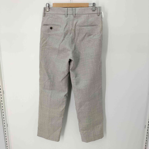 アダムエロペ Adam et Rope Wフェイスワンタックセンタープレストラウザー メンズ JPN:L