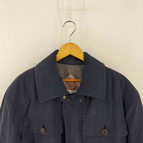 Louis Feraud フィールドコート 裏地ペイズリー メンズ import:L