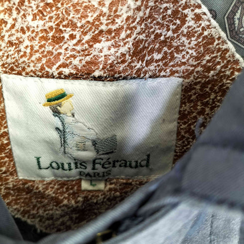 Louis Feraud フィールドコート 裏地ペイズリー メンズ import:L