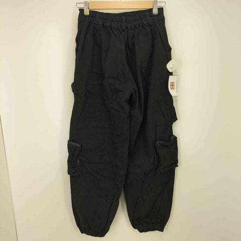 アトモスピンク ATMOS PINK 20SS .YURIMOS ZIP POKET CARGO PANTS BLACK レディース JPN:M