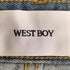ウエストボーイ WEST BOY ルーズバギーデニムパンツ セミワイドデニムパンツ メンズ JPN:L