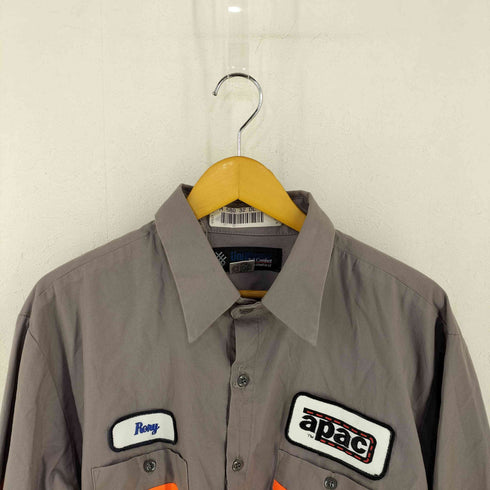 UniWeave ワッペンワークシャツ 企業ワッペン メンズ XXL
