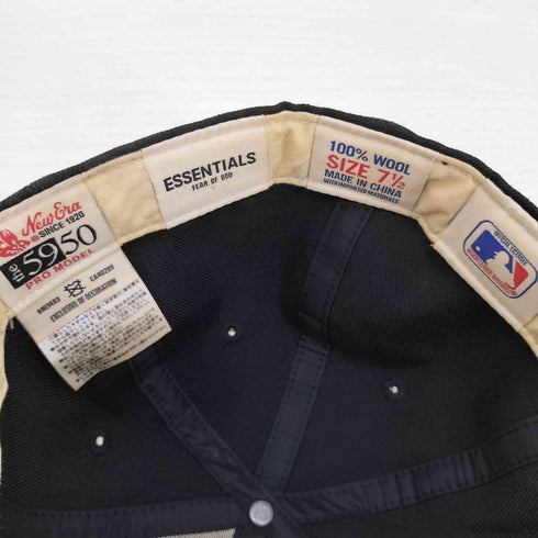 ニューエラ NEW ERA 59FIFTY 5950 PRO MODEL ロゴ刺繍 6パネルキャップ メンズ 7 1/2