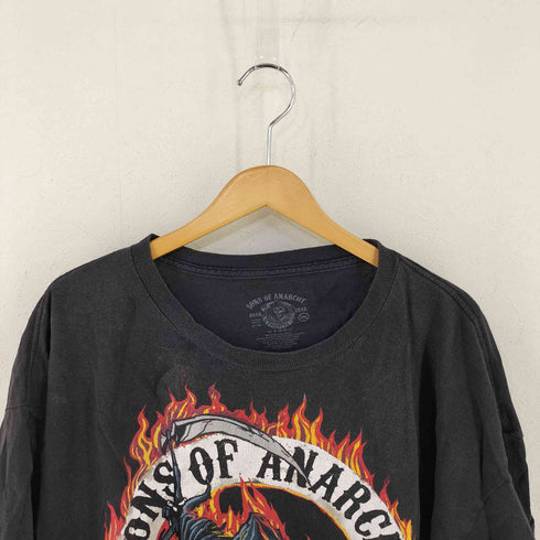 SONS OF ANARCHY フロントプリントTEE スカル 骸骨 メンズ 2XL