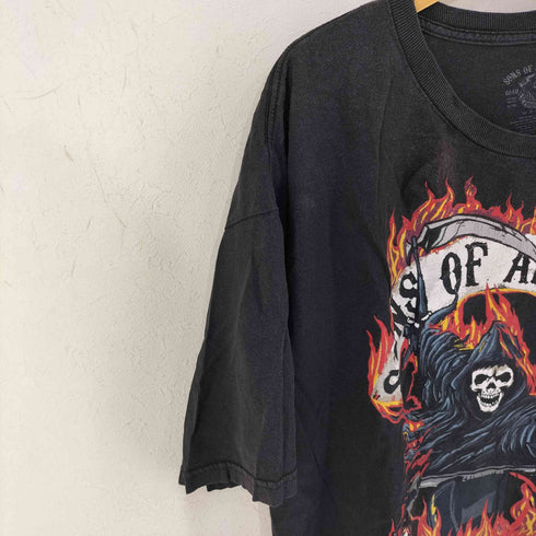 SONS OF ANARCHY フロントプリントTEE スカル 骸骨 メンズ 2XL