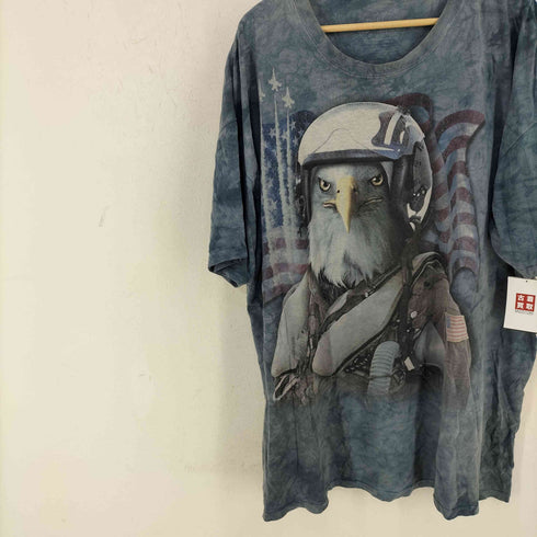 ザマウンテン the mountain アニマルプリントTEE イーグル メンズ 3XL