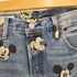 リーバイス Levis 90周年記念 キャラクタープリント 501 ボタンフライ デニム パンツ メンズ W32L30