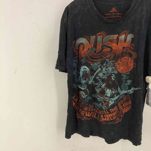 RUSH ラッシュ プリントタグ バンドTシャツ メンズ XL