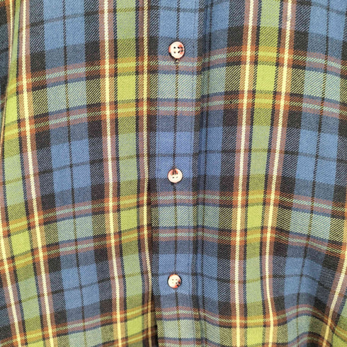 ラングラー Wrangler タータンチェックネルシャツ メンズ 2L