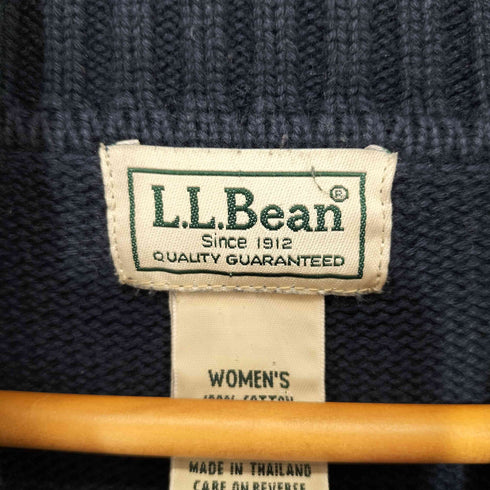 エルエルビーン L.L.Bean コットン ハイネック ニットセーター レディース M-REG