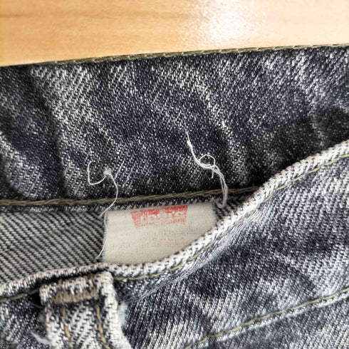 リーバイス Levis USA製 517 ボタン裏522刻印 先染め ブラックデニムパンツ メンズ 31inch