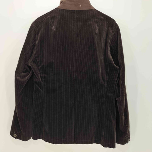 ハイストリート HIGH STREET ストライプ柄 ベロア地 ジャケット メンズ import:L