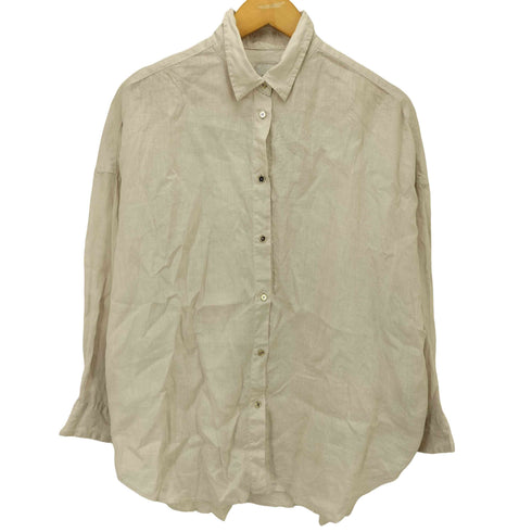 スピックアンドスパン Spick and Span 21SS リネンビッグシャツ レディース FREE