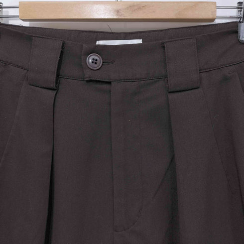 リメール remer レーヨン混 タックワイドパンツ メンズ JPN:M