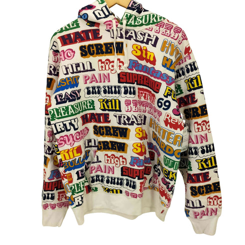 シュプリーム Supreme 17AW Text Hooded Sweatshirt メンズ import:L