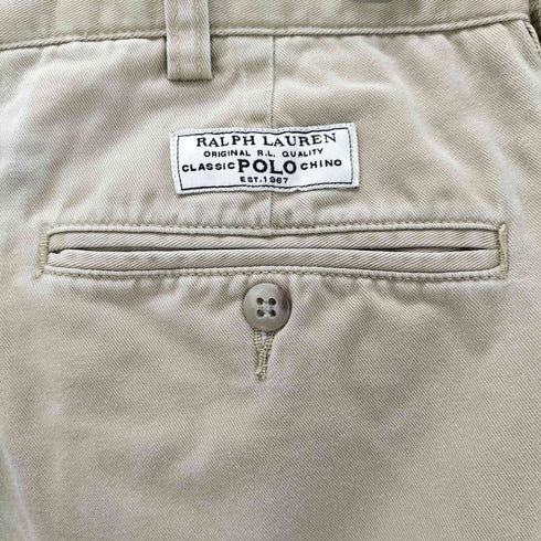 ポロバイラルフローレン Polo by RALPH LAUREN 2タックチノパンツ ANDREW PANT メンズ 34 30
