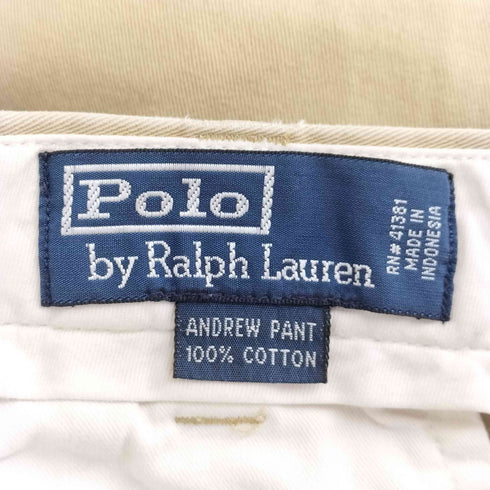 ポロバイラルフローレン Polo by RALPH LAUREN 2タックチノパンツ ANDREW PANT メンズ 34 30