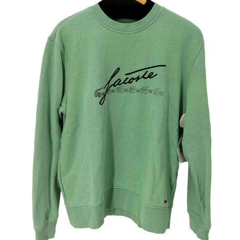 ラコステ LACOSTE スクリプトネームプリントクルーネックスウェット メンズ L
