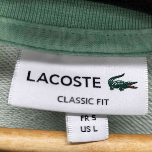 ラコステ LACOSTE スクリプトネームプリントクルーネックスウェット メンズ L