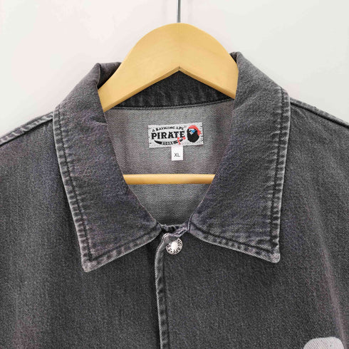 アベイシングエイプ A BATHING APE デニムコーチジャケット メンズ JPN:XL