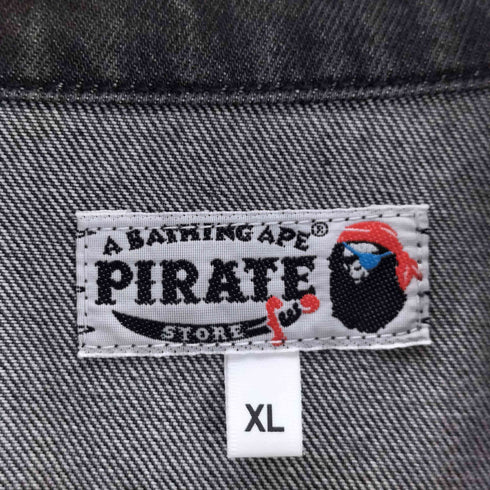 アベイシングエイプ A BATHING APE デニムコーチジャケット メンズ JPN:XL