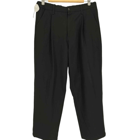 ジョンブル Johnbull 1タック レーヨン混 ワイド テーパード スラックス パンツ メンズ JPN:L
