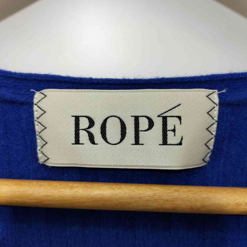 ロペ ROPE ROPEカシミヤ混Vネックリブニット レディース JPN:38