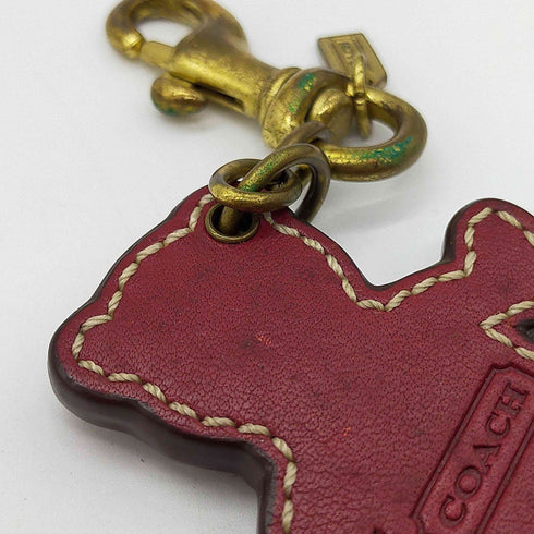 コーチ COACH クマモチーフ シグネチャー レザー キーホルダー レディース