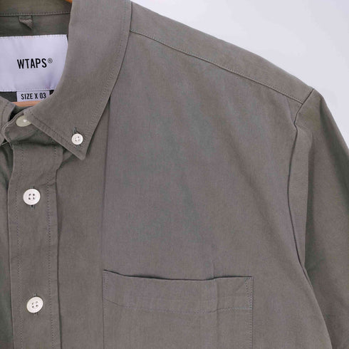ダブルタップス WTAPS BD SS SHIRT COTTON TWILL ボタンダウン コットンツイル シャツ メンズ JPN:3