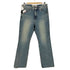 satur Washed Straight Denim Pants Blue レディース