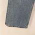 satur Washed Straight Denim Pants Blue レディース