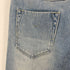 satur Washed Straight Denim Pants Blue レディース